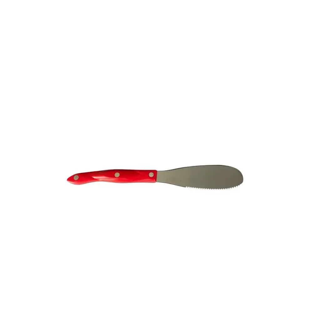 Cutco 1768 Spatula Spreader Serrated With Red Handle Personal Engraved Blade
